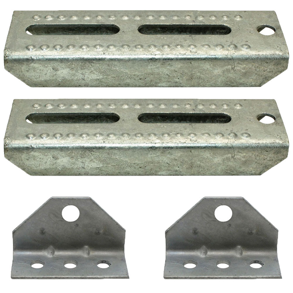Qty. 2: 8" Bunk Board Bracket Kits Fits Universal Products Replaces 81210