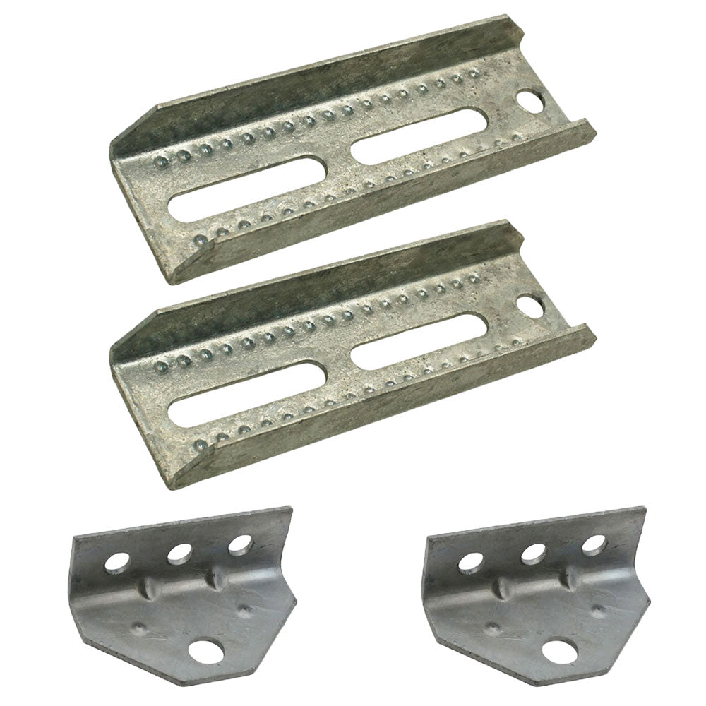 Qty. 2: 8" Bunk Board Bracket Kits Fits Universal Products Replaces 81210