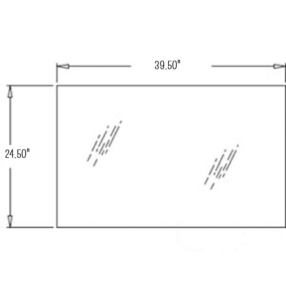 T201955 - Rear Upper Glass Window