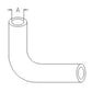 T20277 By-Pass Hose Fits John Deere 1020 1030 1120 1130 1350 1520 1530 1550 1630