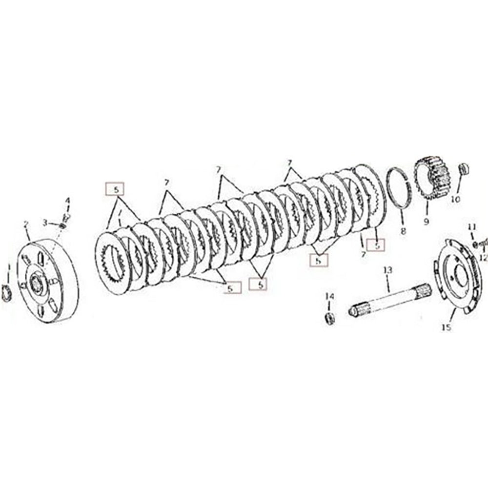 30092 Steering Clutch Disc Fits John Deere 450 450B