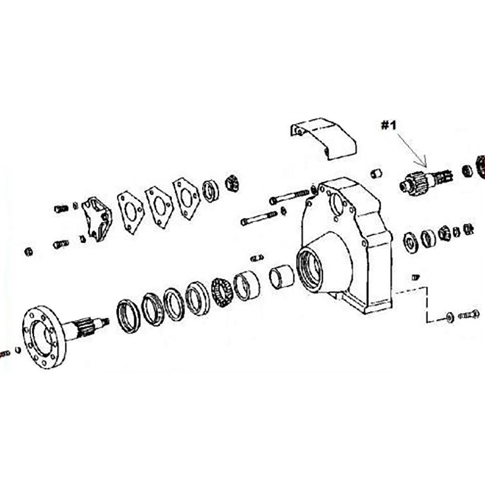 T40859 Bull Pinion Fits John Deere