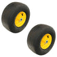 (2) 13x6.50-6 Smooth Wheel Assembly Fits John Deere Zero Turn Mower Z950A Z950M