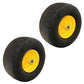 (2) 13x6.50-6 Smooth Wheel Assembly Fits John Deere Zero Turn Mower Z950A Z950M