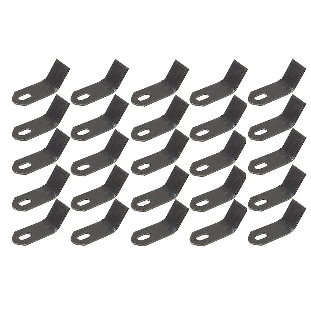 TF1019 Pack of 25 Tiger Brand Highway Mower Flail Blades 5-1/4" x 1-3/4"
