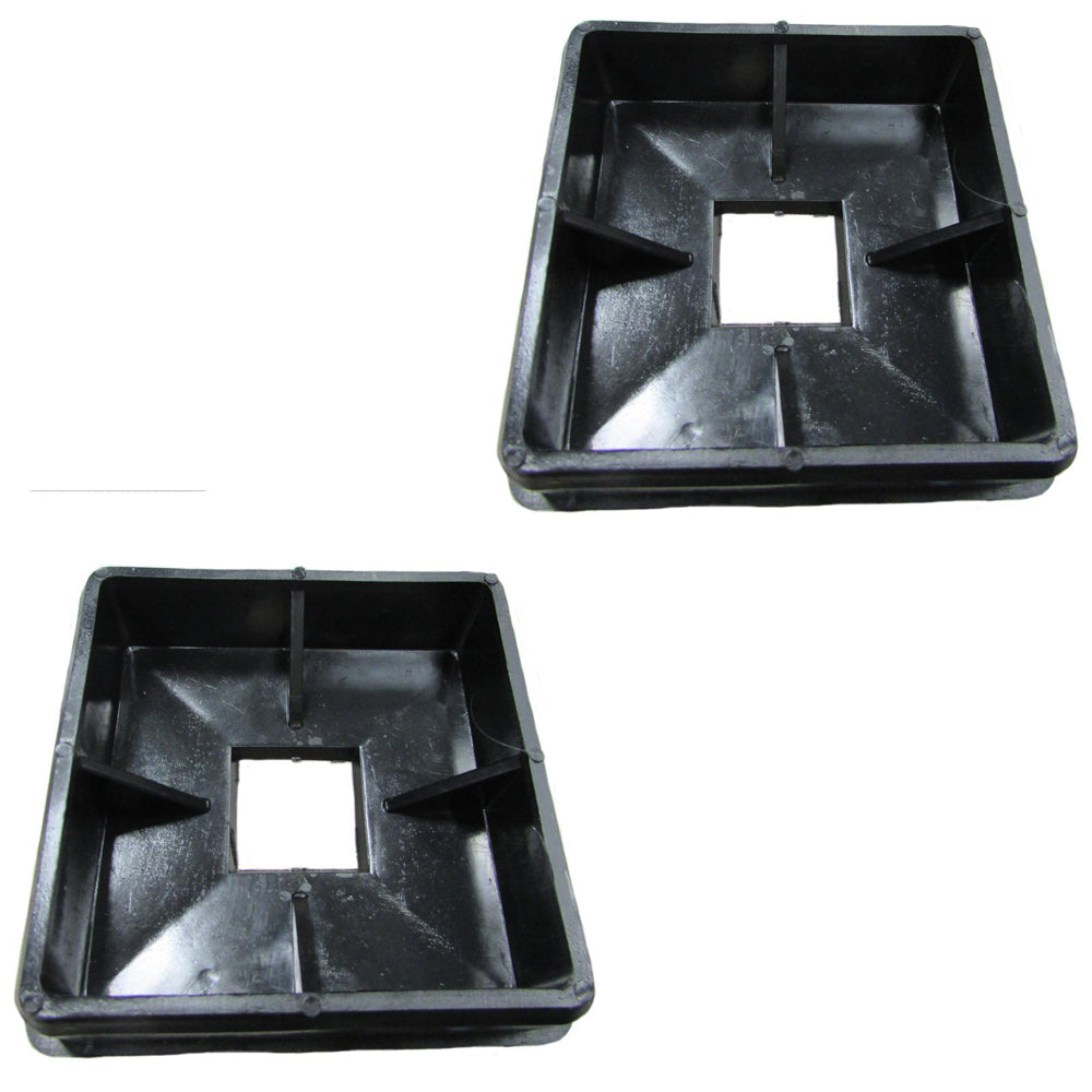 OTK20-0470 Qty 2: 4" Square Rubber Bumper Plug Fits Internal Use