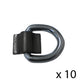 10WR15 Qty 10: 3/8" Weld On D-Ring Fits Universal Products Universal Fit
