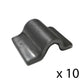 10WR15 Qty 10: 3/8" Weld On D-Ring Fits Universal Products Universal Fit