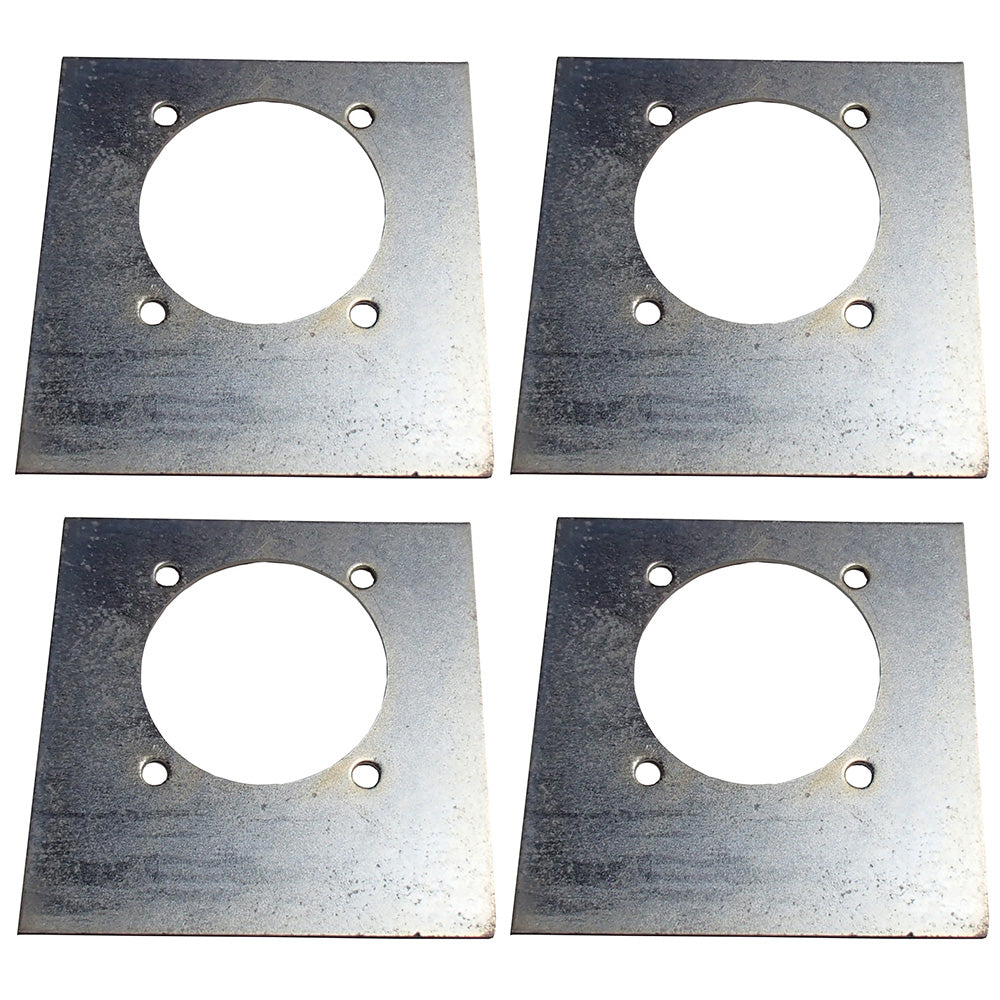 DRP5MP Qty 4: Recessed D-Ring Mounting Plate Fits Universal Products
