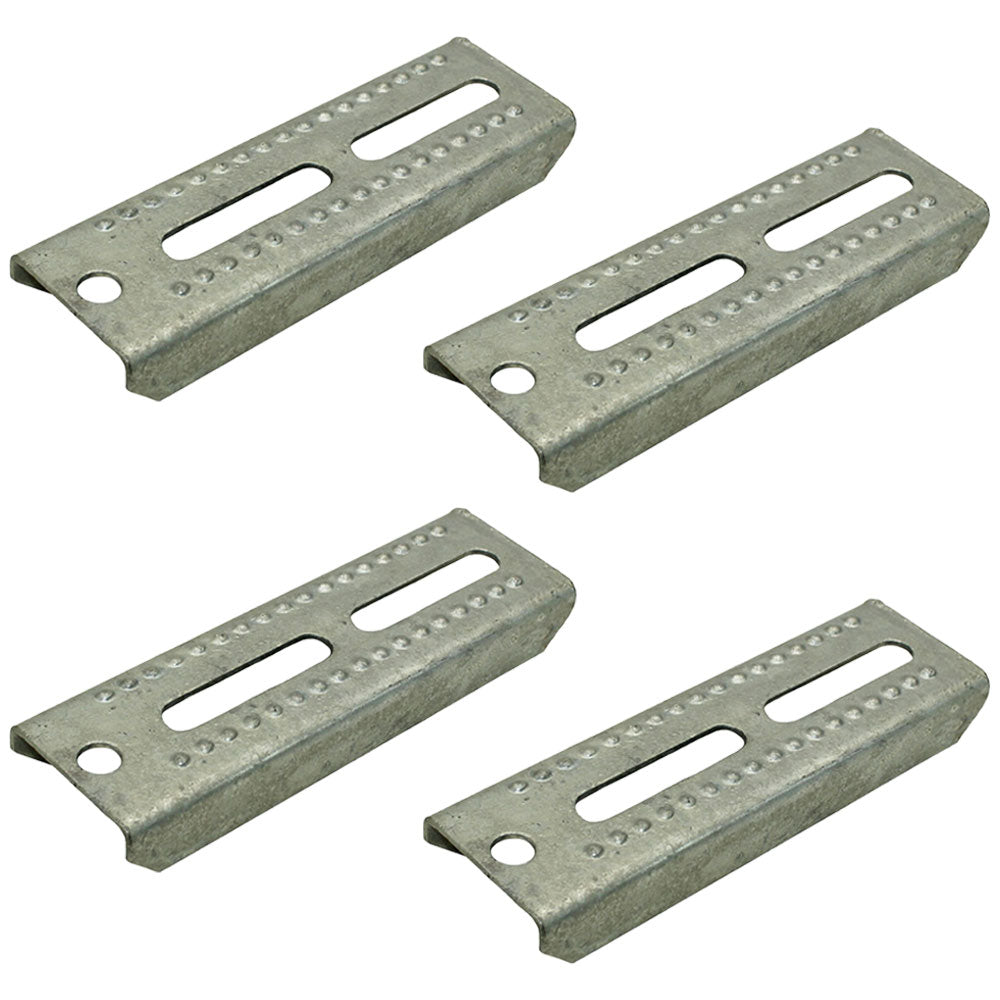 Qty. 4: 8" Upright Bunk Board Brackets Fits Universal Products