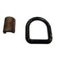 DR050-Z-BLK D-Ring, 1/2" Weld-on (Black Ring) Fits Universal Products