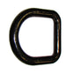 DR050-Z-BLK D-Ring, 1/2" Weld-on (Black Ring) Fits Universal Products