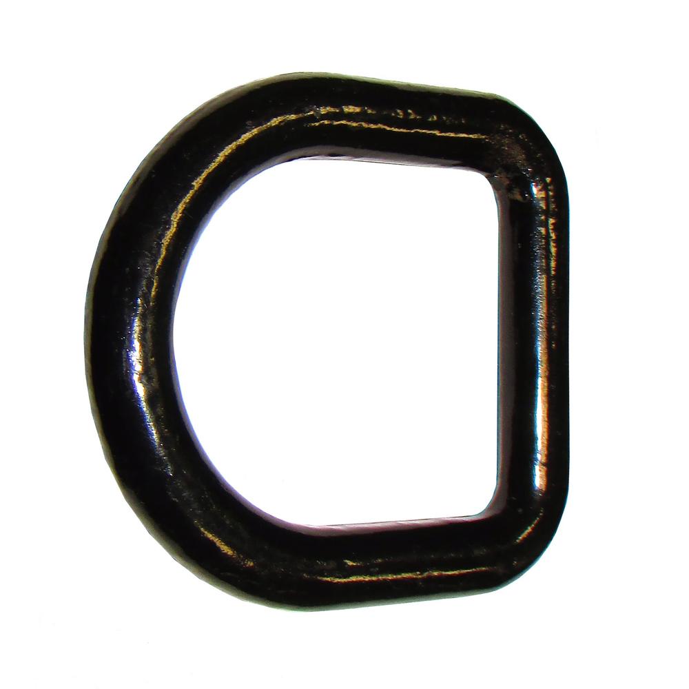 DR050-Z-BLK D-Ring, 1/2" Weld-on (Black Ring) Fits Universal Products