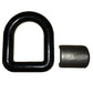 Tlu28-0017 D-Ring, 1" Weld-on (Black) Fits Universal