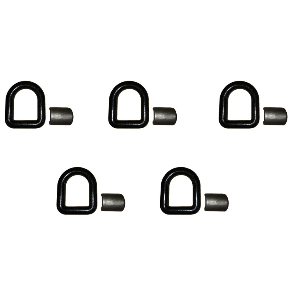 Tlu28-0017 Qty 5: 1" Bolt-on D-Ring (Black)
 Fits Universal