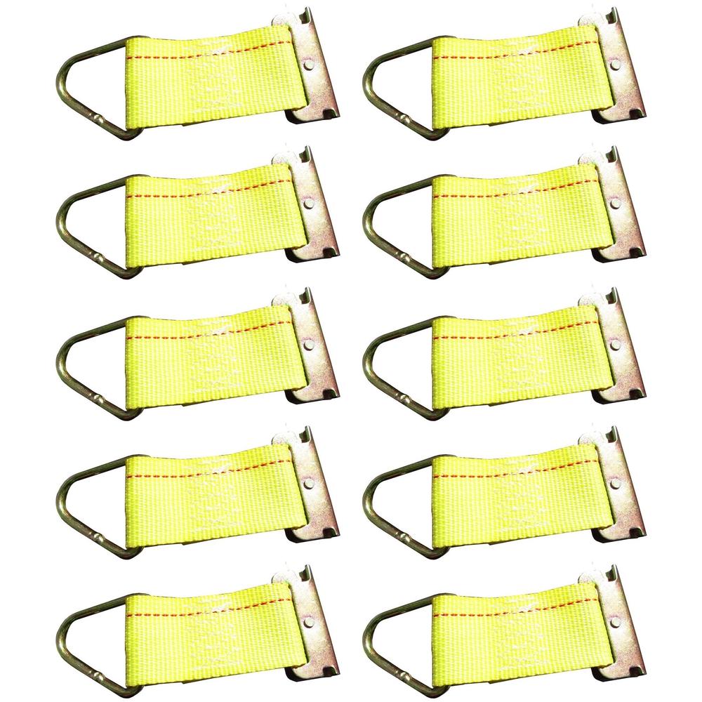 660001 Qty 10: E-Track Tie Down Strap Fits Universal Products