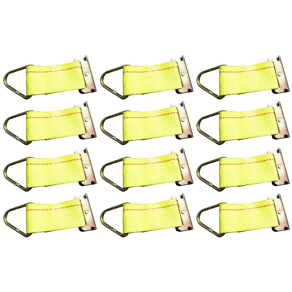 660001 Qty 12: E-Track Tie Down Strap Fits Universal Products
