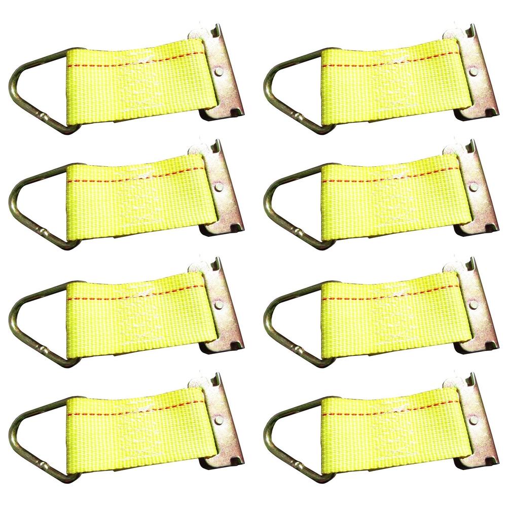 660001 Qty 8: E-Track Tie Down Strap Fits Universal Products