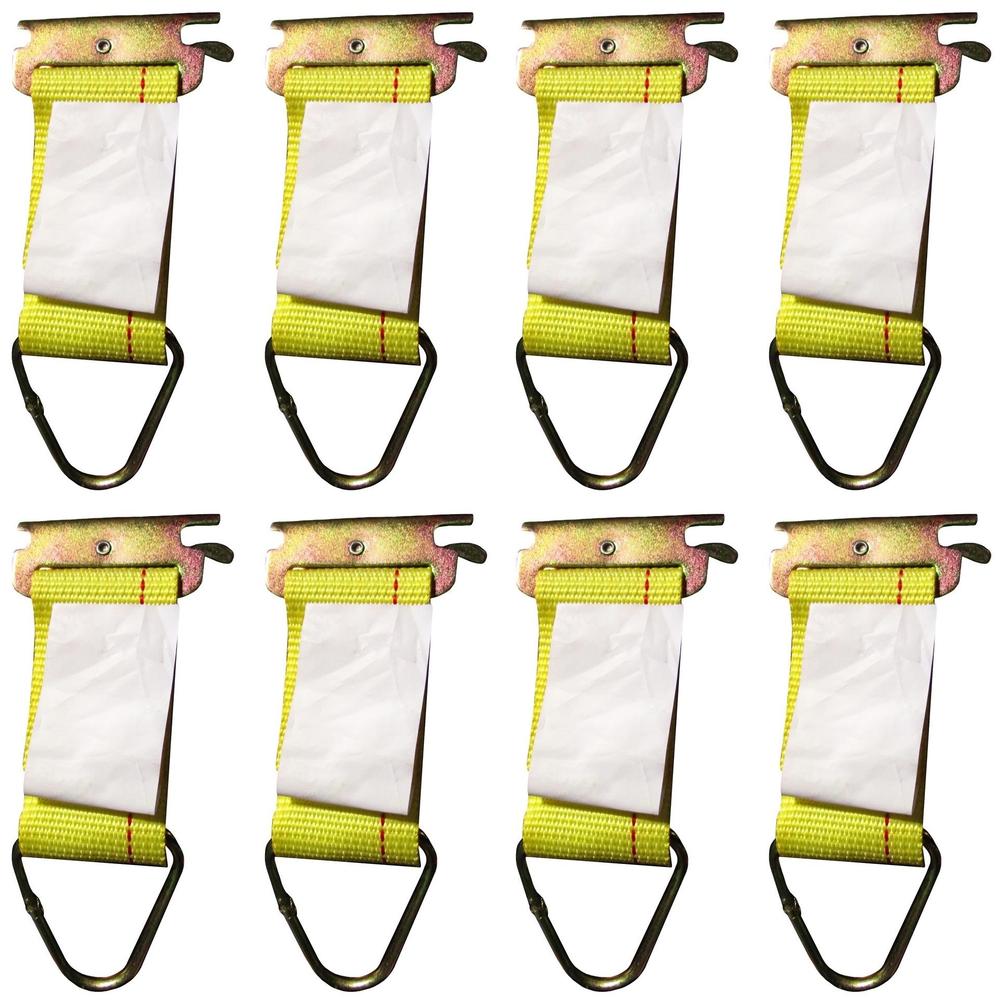 660001 Qty 8: E-Track Tie Down Strap Fits Universal Products