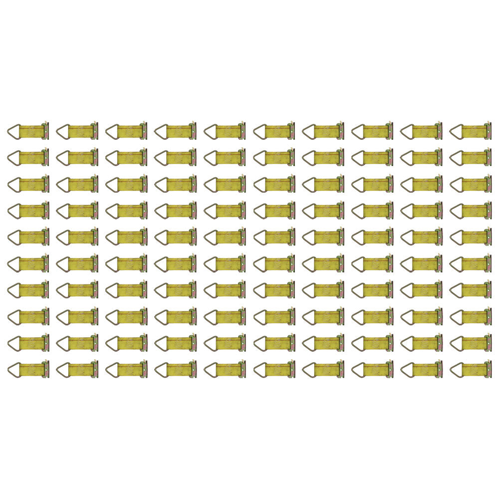 660001 Qty 100: E-Track Tie Down Strap Fits Universal Products