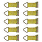 660001 Qty 10: E-Track Tie Down Strap Fits Universal Products
