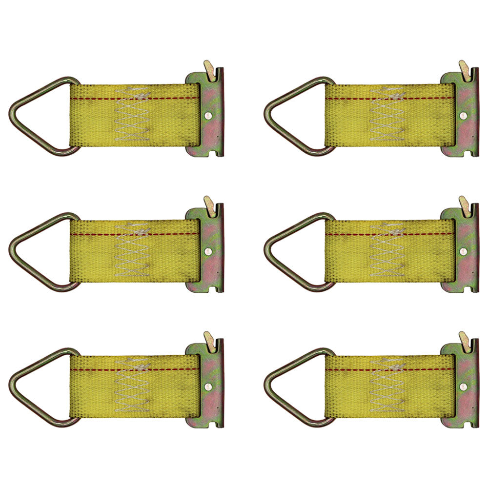 660001 Qty 6: E-Track Tie Down Strap Fits Universal Products