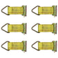 660001 Qty 6: E-Track Tie Down Strap Fits Universal Products