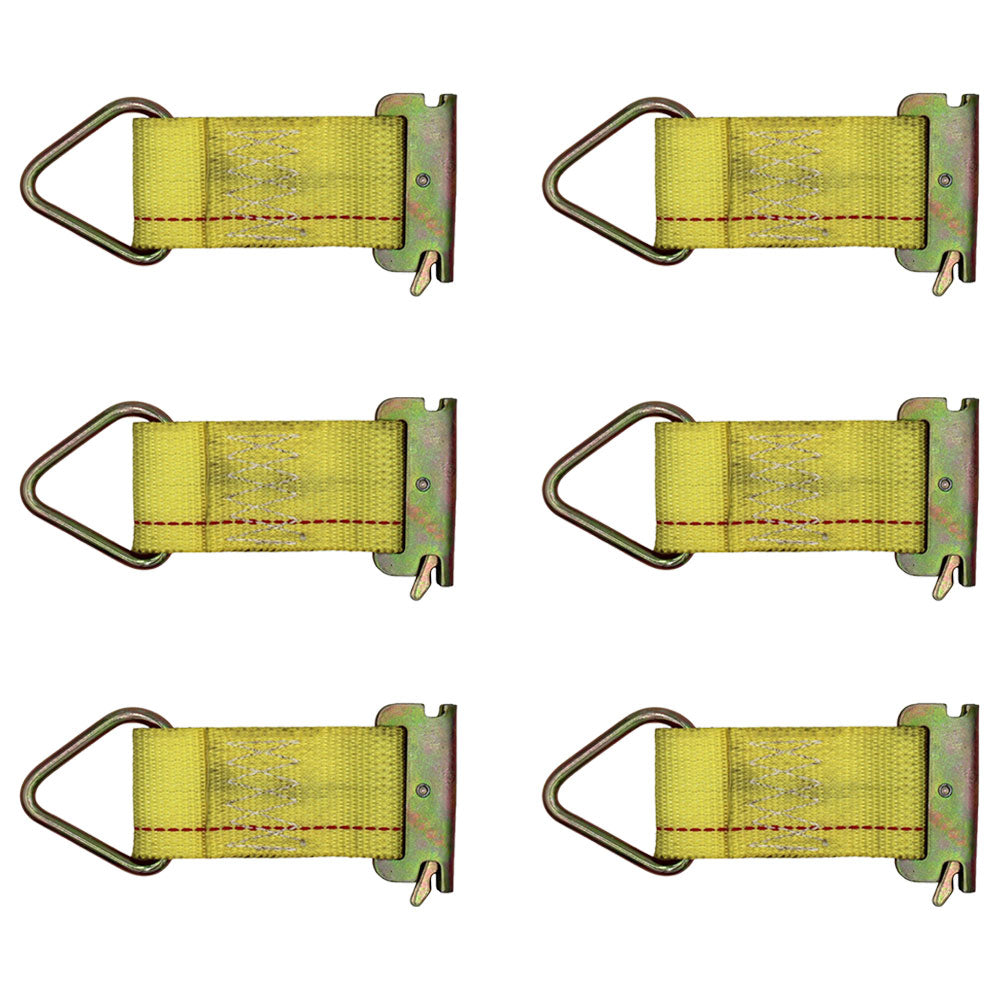 660001 Qty 6: E-Track Tie Down Strap Fits Universal Products
