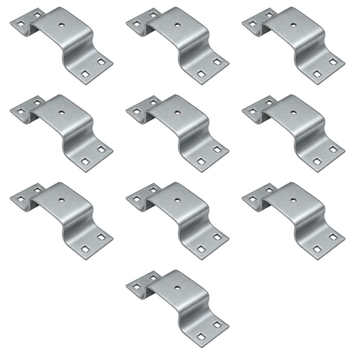 10 Pack Tapered Bolt-on Stake Pocket for Trailers & Trucks 10 Gauge