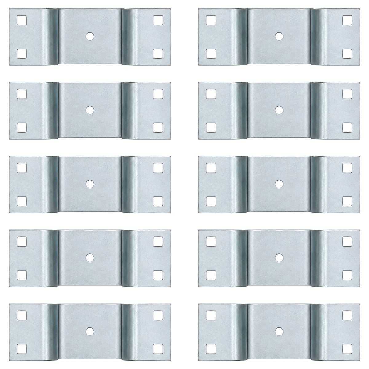 10 Pack Tapered Bolt-on Stake Pocket for Trailers & Trucks 10 Gauge