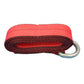 N/A Heavy Duty Lasso/Wheel Lift Straps (Red) Fits Universal