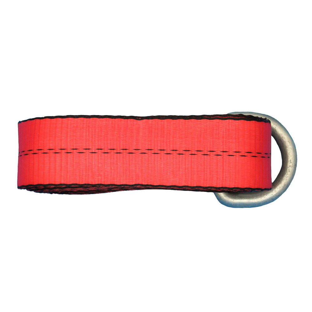 N/A Heavy Duty Lasso/Wheel Lift Straps (Red) Fits Universal