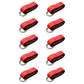 (10) Car Hauler Lasso Wheel Tie Down Straps 12' w/D-Ring for Tow Dolly Tow Truck