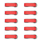 N/A Qty 10: Heavy Duty Lasso/Wheel Lift Straps (Red) Fits Universal