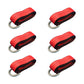 (6) Car Hauler Lasso Wheel Tie Down Straps 12' w/ D-Ring for Tow Dolly Tow Truck