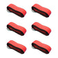 (6) Car Hauler Lasso Wheel Tie Down Straps 12' w/ D-Ring for Tow Dolly Tow Truck