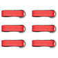 (6) Car Hauler Lasso Wheel Tie Down Straps 12' w/ D-Ring for Tow Dolly Tow Truck