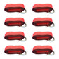 (8) Car Hauler Lasso Wheel Tie Down Straps 12' w/ D-Ring for Tow Dolly Tow Truck