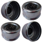 TLU31-0008_x4 Qty 4: Grease Cap with Rubber Plug Fits Dexter