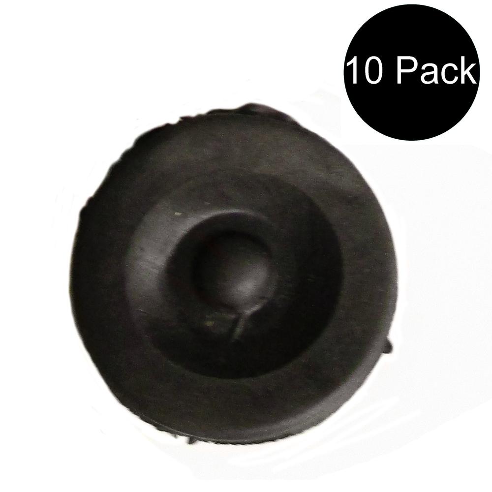 8-Pack Black Rubber Grease Plug Hub Dust Cap Dexter EZ Lube Trailer Camper Axle