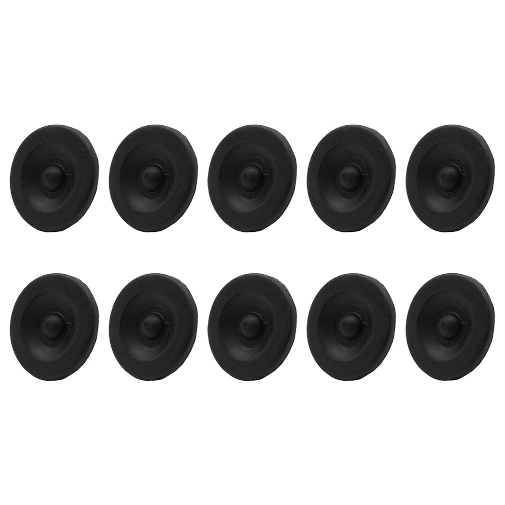 8-Pack Black Rubber Grease Plug Hub Dust Cap Dexter EZ Lube Trailer Camper Axle