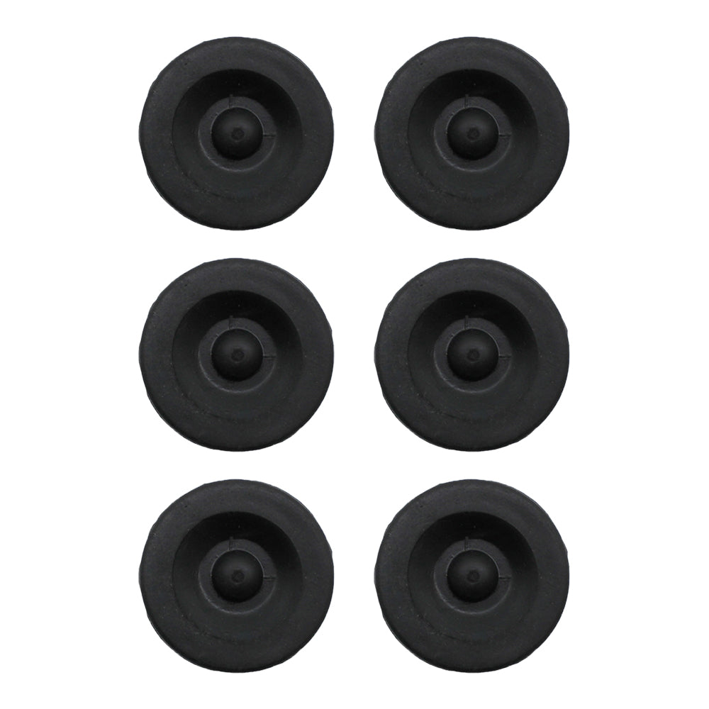 Qty 6: Rubber Grease Plugs Fits Dexter Replaces 085-001-00