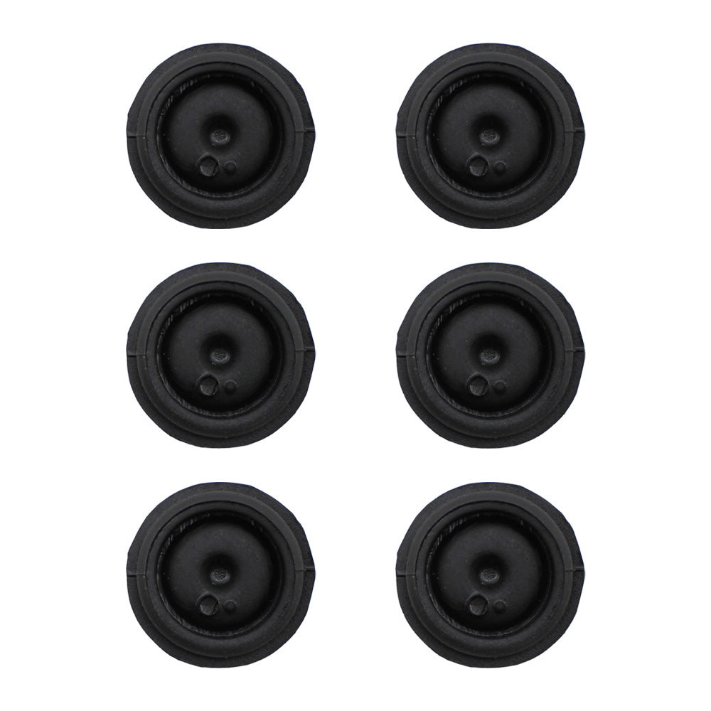 28-1 Qty 6: Rubber Grease Plug Fits Dexter