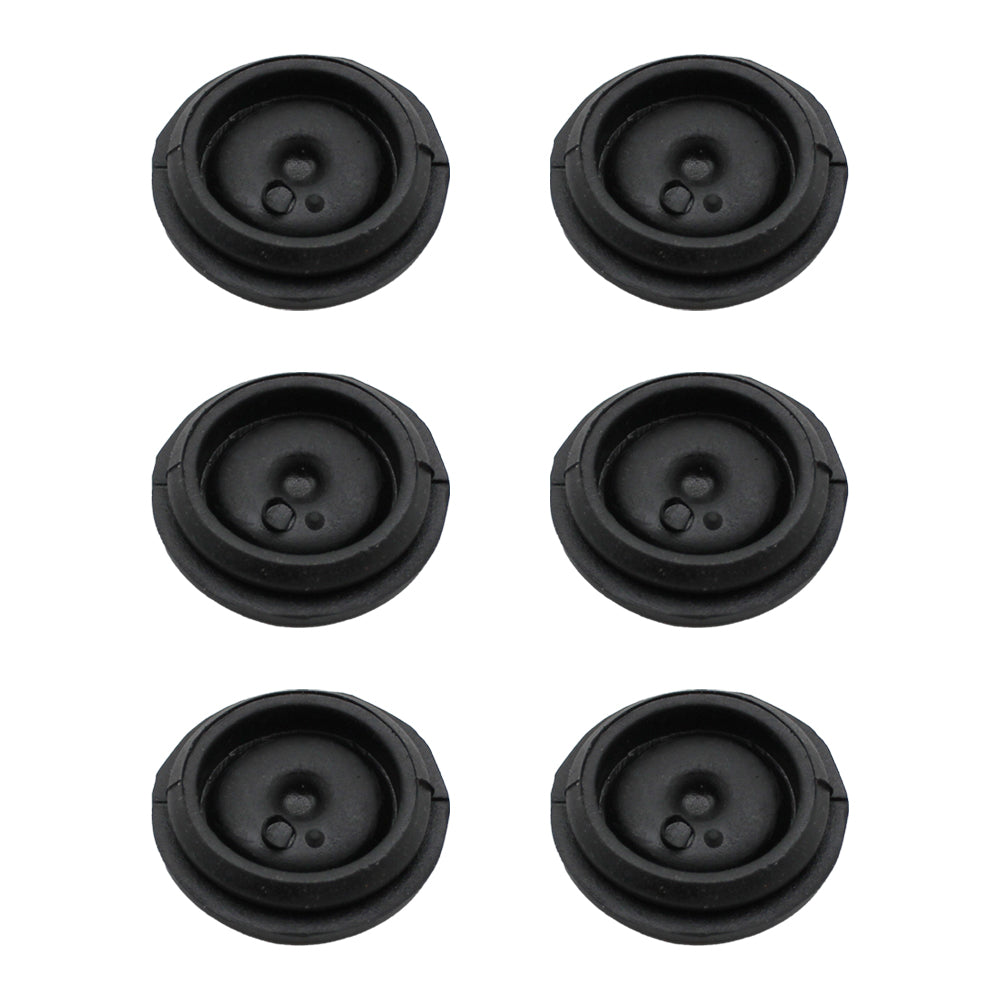 28-1 Qty 6: Rubber Grease Plug Fits Dexter