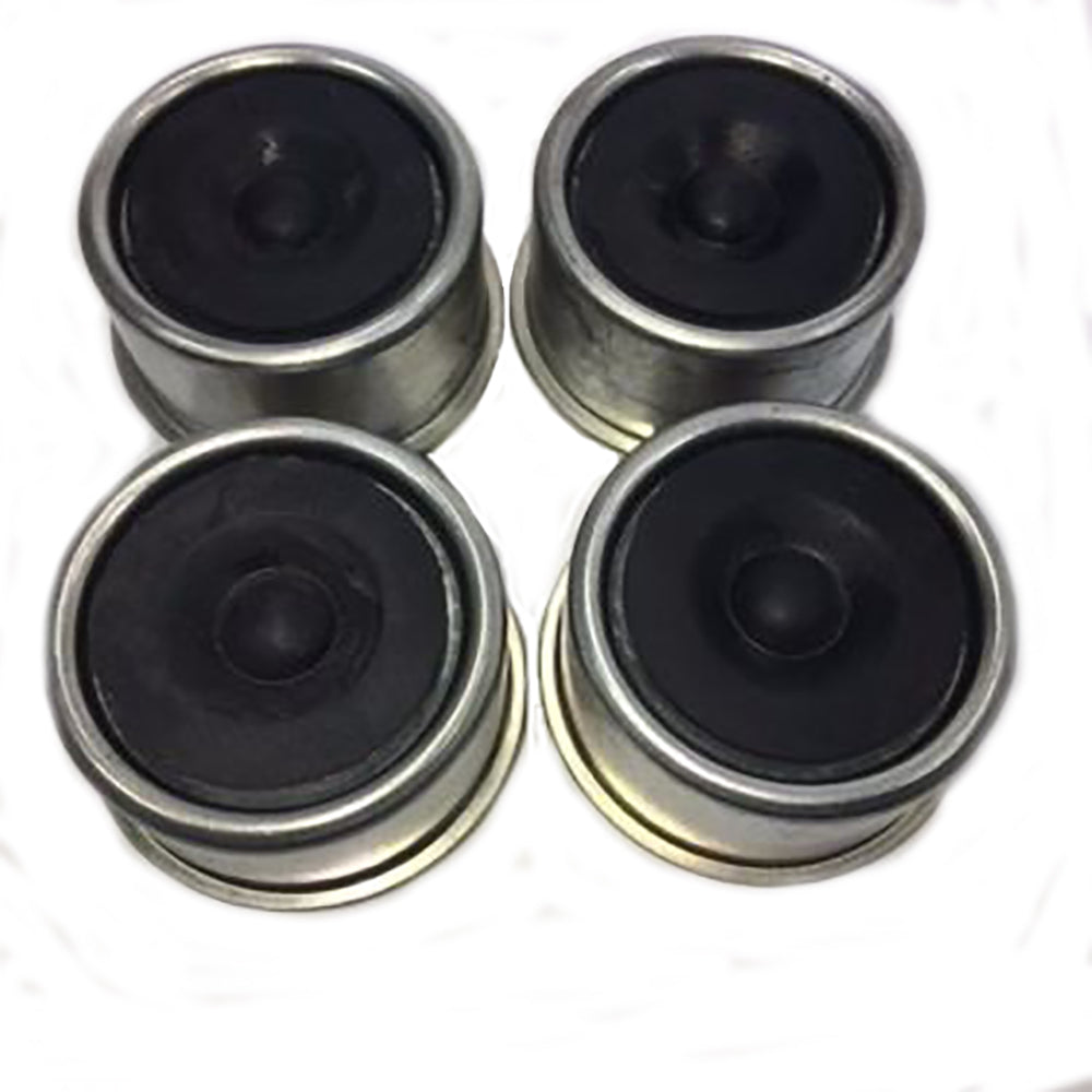 Qty 4: Grease Cap with Rubber Plug Fits Universal Products Replaces 21-3