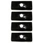 (4) Trailer Axle Spring Perches/Seats for 2-3/8" 3500# Round Axle Tube Mount Pad