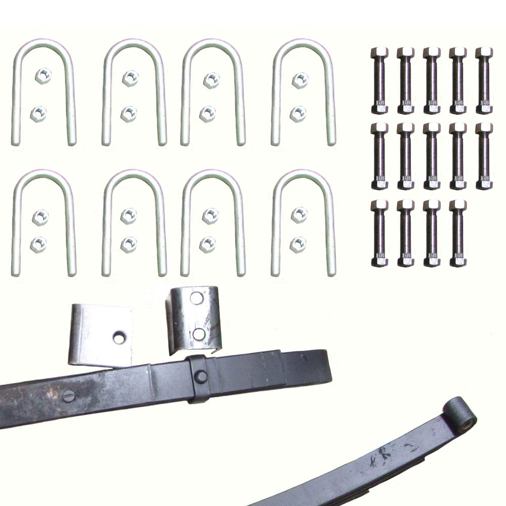 TLU31-0020-AIC Trailer Leaf Spring Suspension & Hanger Kit