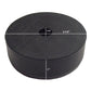 2 Pack Trailer Door Round Rubber Bumper 2-1/2" Diameter 1" Tall w/ Mounting Hole