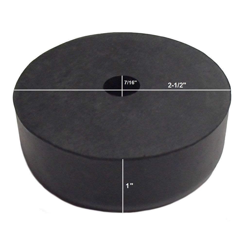 Qty 3: Rubber Door Bumper Fits Universal Products Replaces B1-RUBBERCAP