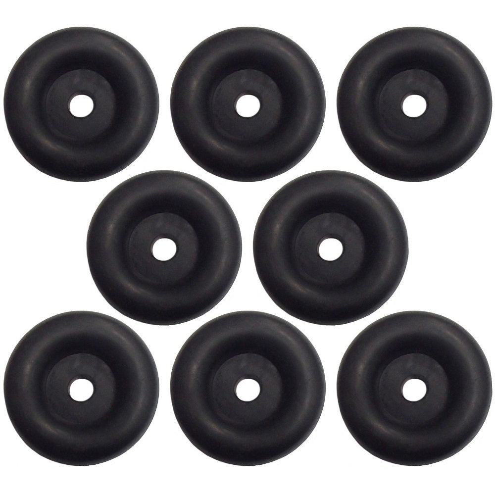 B1-RUBBERCAP Qty 8: Rubber Door Bumper Fits Universal Products